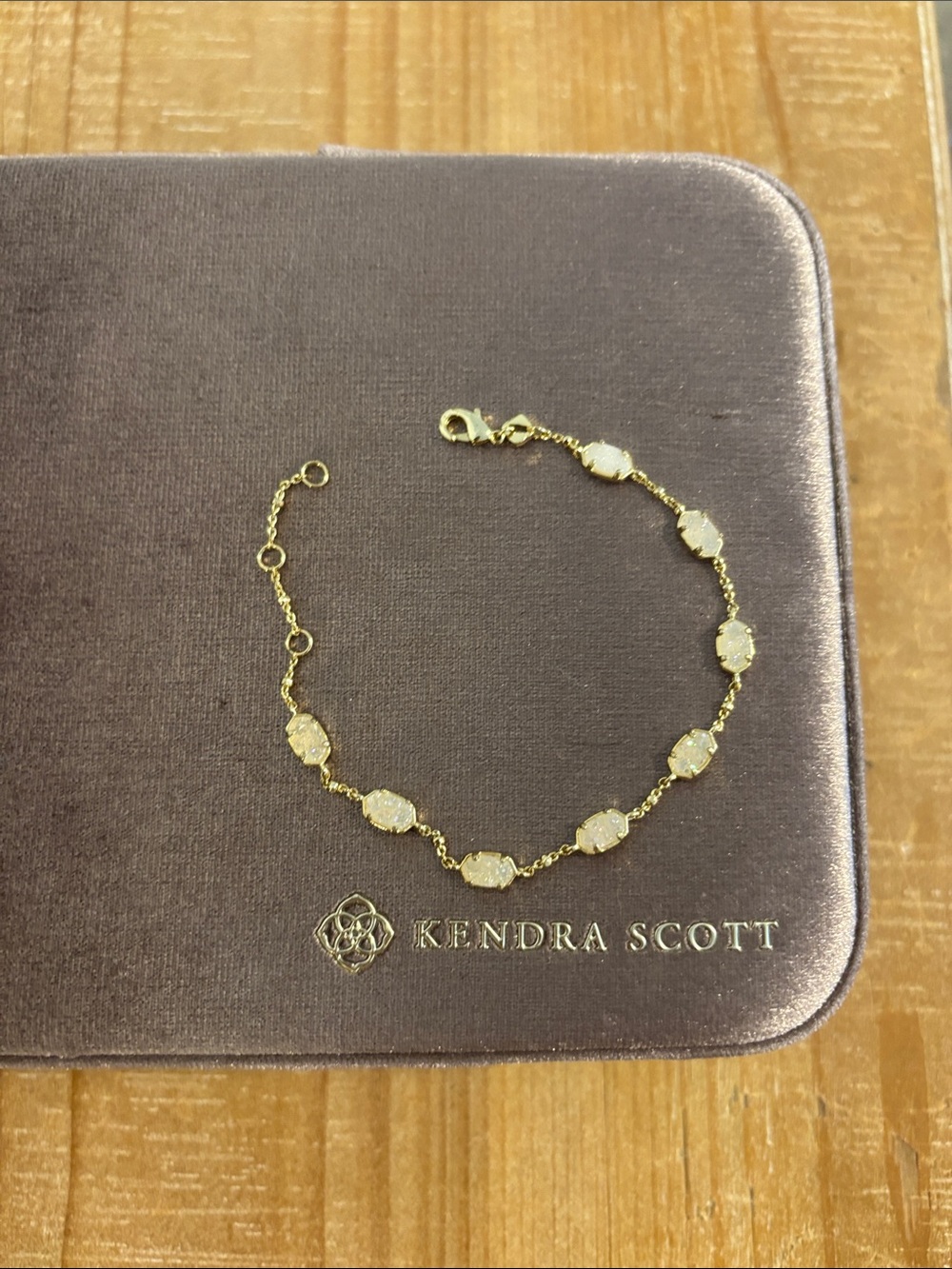 Kendra Scott Emilie Iridescent Drusy Bracelet